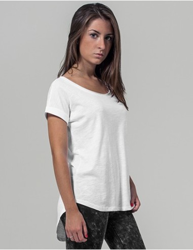 B-BY036-Ladies Long Slub Tee